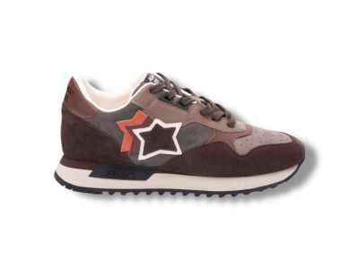 atlantic stars sneakers uomo draco antrachide brown drac 1020-0602
