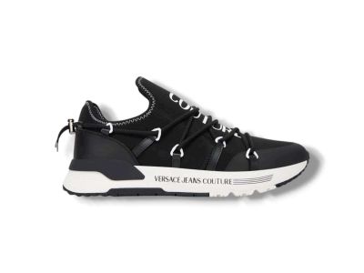 versace jeans couture sneaker uomo dynamic 79ya3sa6 zs915 l01 neoprene black white