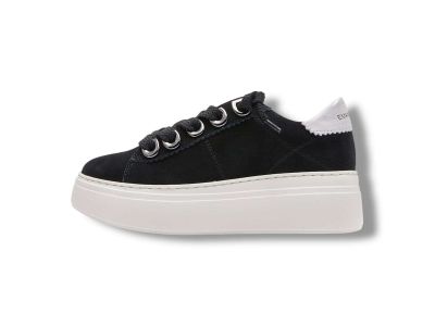 emanuelle vee sneakers donna bice 503-19 pelle bianca con dettagli cavallino leopardo 452p-503-19-p003