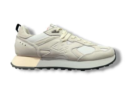 sun68 sneaker uomo z46127 jaki 2.0 nubuck 01 bianco z4612701