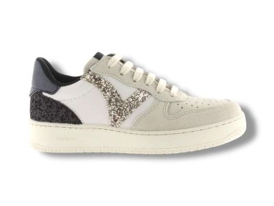 victoria sneakers donna madrid pelle e glitter 1258271-22 hielo
