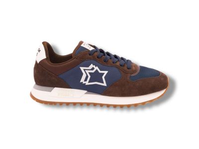 atlantic stars sneakers uomo mennea brown navy mnea 1010-0504