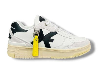 john richmond sneakers uomo retro basket 31005 a pelle a suede white