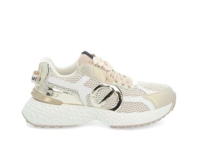 no name sneakers donna carter 2.0 runner w beige gold