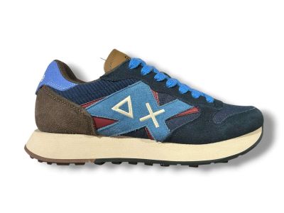 sun68 sneaker uomo z46125 jaki winter 07 navy blue z4612507