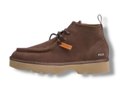 panchic p009 ankle boot suede brown p009 m012-0172d001