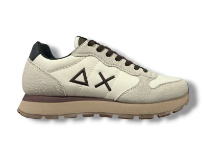 sun68 sneaker uomo z46101 tom solid 31 bianco panna z4610131