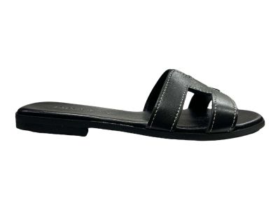mosaic ciabatta h donna joy black con cucitura