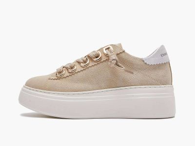 emanuelle vee sneakers donna bice 503-11 crosta beige 452p-503-11