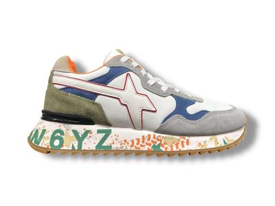 w6yz just say wizz sneakers uomo yak-m in suede e tessuto tecnico grey navy white 2015185482c22
