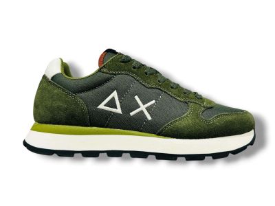 sun68 sneaker uomo z46101 tom solid 74 militare scuro z4610174