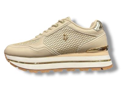 us polo neakers donna ryta 001 gold beige