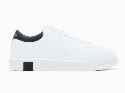 armani exchange sneakers uomo off white black xux123xv534k488