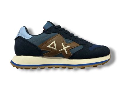sun68 sneaker uomo z46122 jaki 2.0 bicolor 07 navy blue z4612207