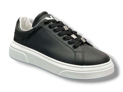 john richmond sneakers uomo 31015 b black con accessorio
