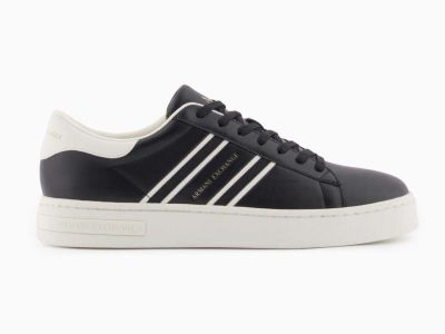 armani exchange sneakers uomo black off white xm002198af21421mc024