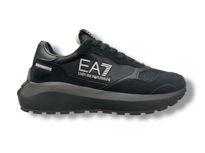 emporio armani ea7 sneakers uomo 7x000341 af18616 mz186 triple black silver