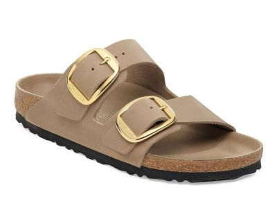 birkenstock sandalo arizona big buckle 1030395 natural leather oiled tabacco brown