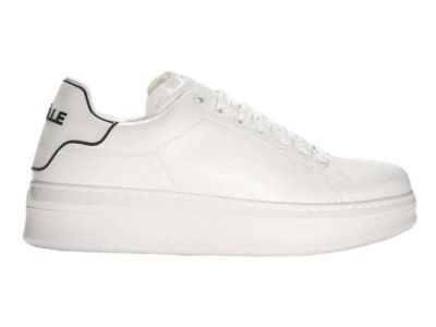 gaelle gbcup700 sneakers bianco con patch bianco