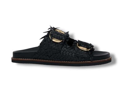 mosaic donna sandalo 2 fibbie knot black