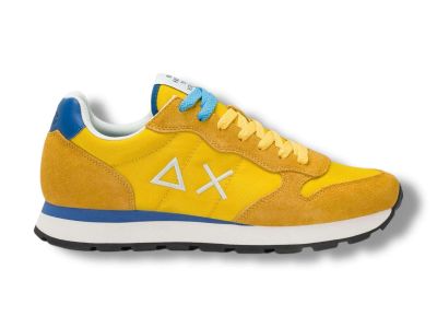 sun68 sneakers uomo z36101tom solid in nylon e suede giallo z3610123