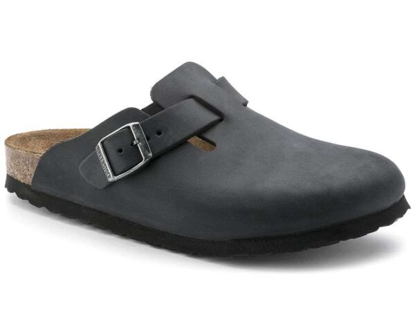 birkenstock boston 0059463 black oiled leather