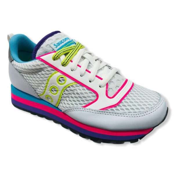 saucony jazz triple s 60568-2 white neon d102