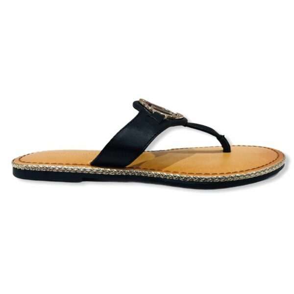 tommy hilfiger fw0fw05620 black flat sandal