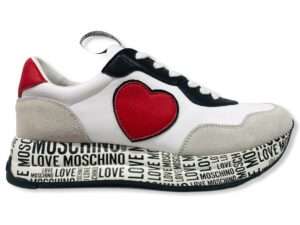 love moschino ja15314 g1die410b sneakers run40 bianco