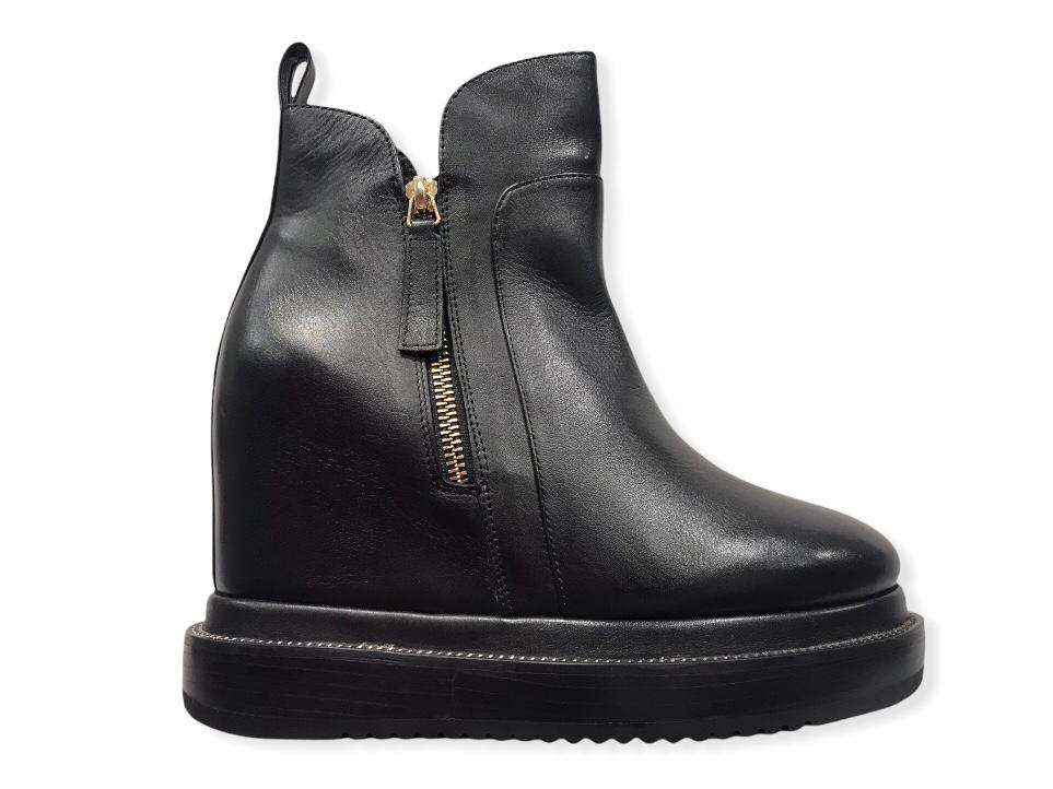 Sneakers All Fondo Alto Crosta Nero Multi