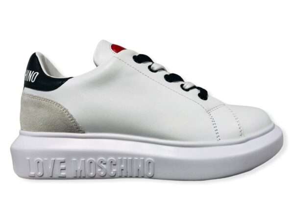 love moschino ja15044 g1eia210e sneakers bianco