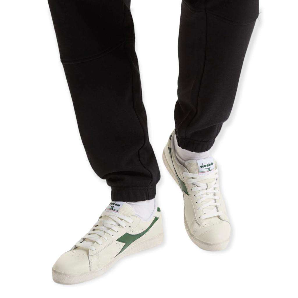 diadora Game Low bianche e verdi fluo | AW LAB