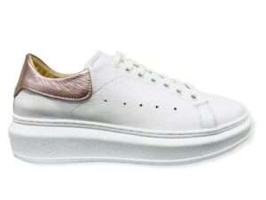 wave 10598 sneakers bianco pinkgold