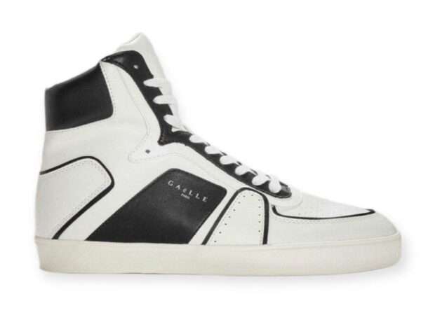 gaelle gbcup680 sneakers mid lifestyle bianco nero