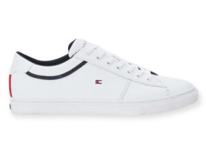 tommy hilfiger fm0fm04166 ybr iconic leather vulc  white