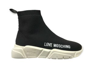 love moschino ja15343g1eiz4000 sneakers running calza nero