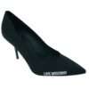 love moschino ja10089g1lim0000 scarpa spillo lycra nero
