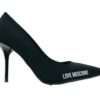 love moschino ja10089g1lim0000 scarpa spillo lycra nero