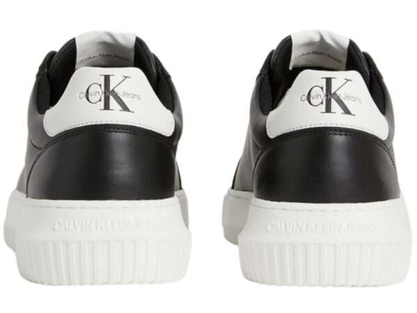 calvin klein ym0ym00681 0gj black whi chunky cupsole mono lth