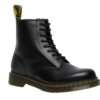 drmartens 1460 black stivali stringati in pelle smooth 11822006