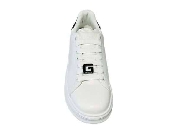 gaelle gbcdp2951 sneakers bianco e tallone cocco nero