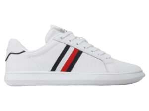 tommy hilfiger fm0fm04732 ybs white corporate cup stripes
