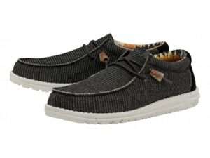 hey dude wally knit charcoal 40007-025