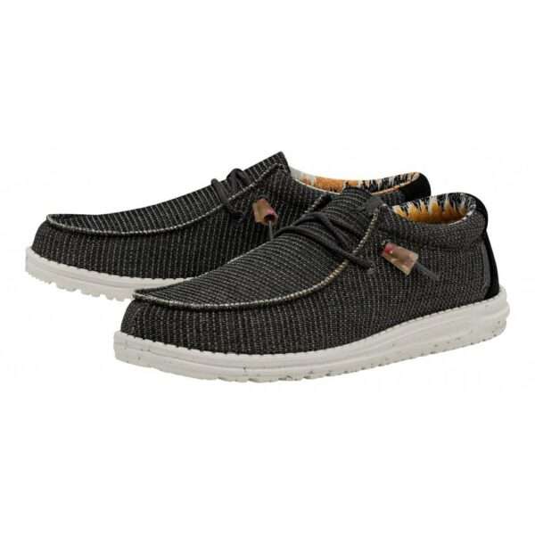 hey dude wally knit charcoal 40007-025