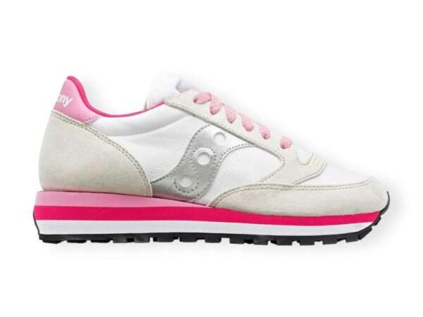 saucony jazz  triple s60530-30 white-gray-pink d112