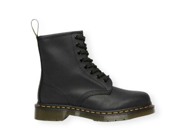 drmartens 1460 black stivali stringati in pelle greasy 11822003