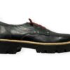 wave scarpa nero con elastico bordeaux 26159