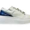 meline sneakers lo 657 var 9343 logic bianco laminato lilla con accessori farfalle lo04