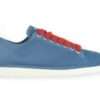 panchic p01 lace up shoe suede basic blue red p01m011 00552120