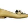 wave  mocassino beige con punta leopard enfys